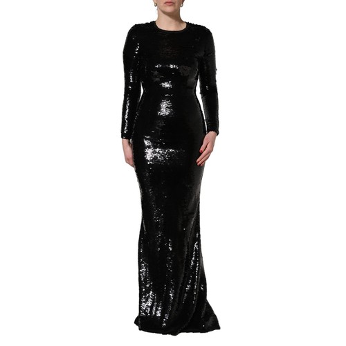 Robe noire moulante sirène - , à