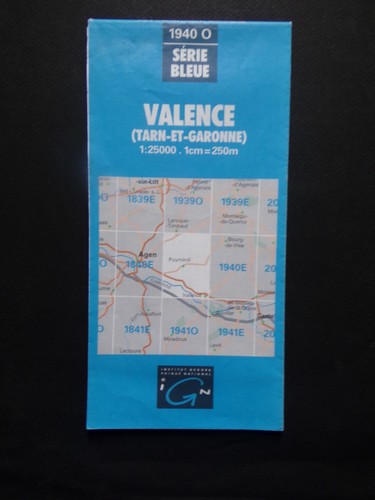 Carte ign série bleue - carte,