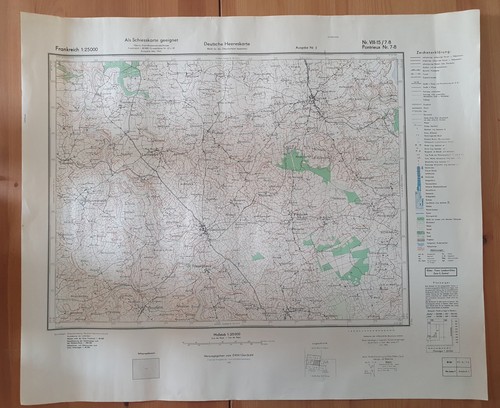 Militaria carte allemande - militaria,