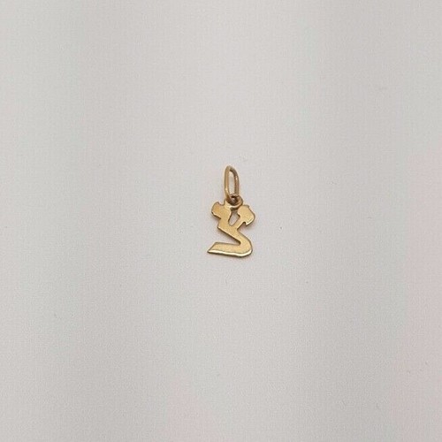 Pendentif lettre hébraïque - pendentif,