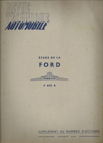 Revue technique automobile - technique,
