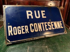 Ancienne plaque de rue