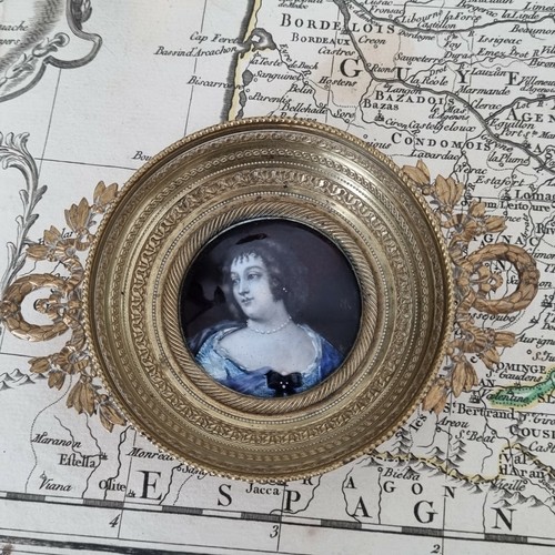 Rare coupe bronze - rare, portrait