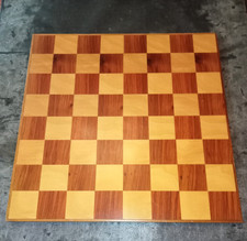 Échiquier LARDY  - echecs plateau marqueterie - DEFAUTS - case : 4.8 cm - 40x40