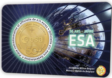 Belgique 2,50 euro 2025 - 50 ans de l'ESA - Coincard BU FR