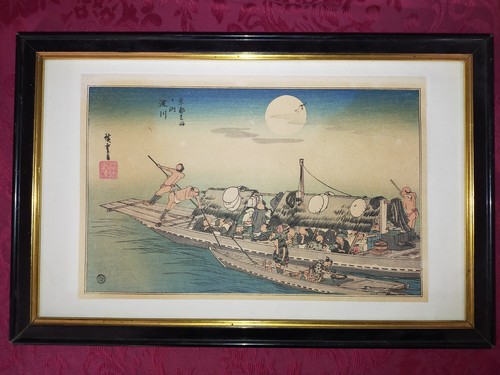 Estampe japonaise couleurs - estampe,
