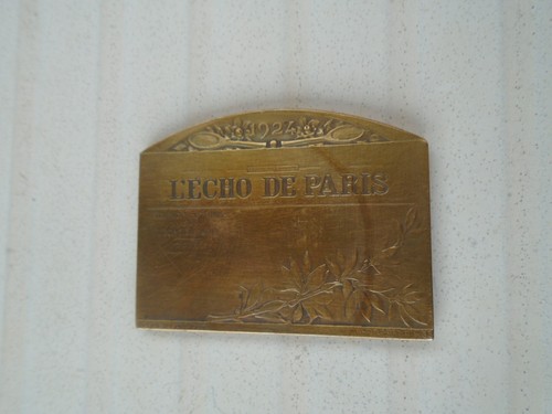 Medaille echo paris - de,