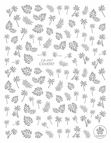 Stickers palmier pour - , ongles
