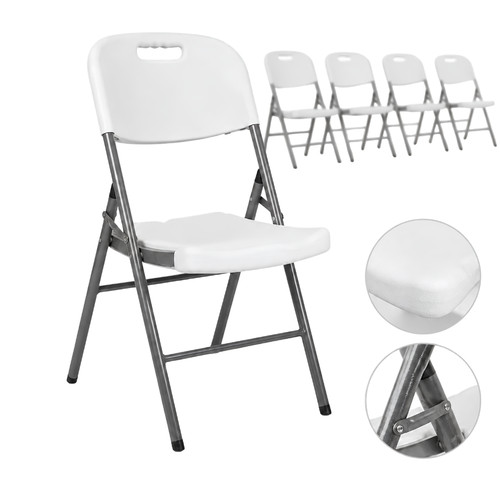 Chaise pliante blanche - x,