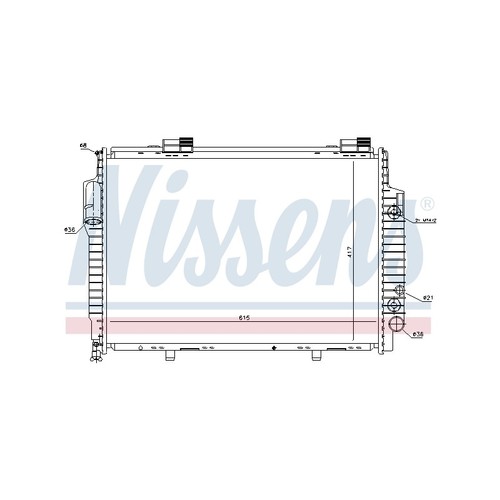 Radiateur eau moteur pour - d'eau,