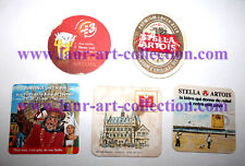STELLA ARTOIS - LOT 5 OLD SOUS BOCK / COASTER BEER ALCOHOL BEER COASTER