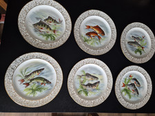 6 ASSIETTES A POISSON