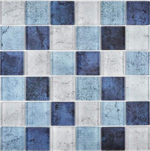 Cristal verre bleu - cristal,