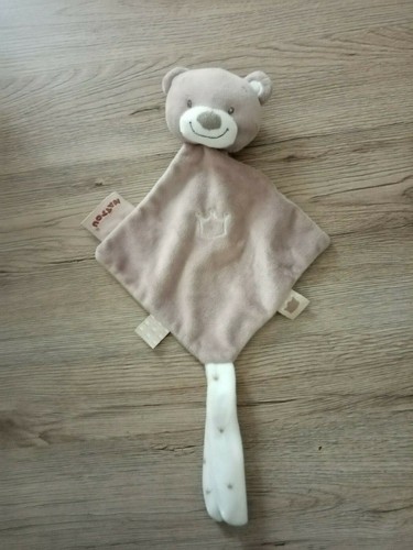 Doudou plat ours - ours, losange