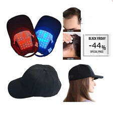 Chapeau casquette de luminothérapie proche infrarouge rouge et bleu LED pour ...