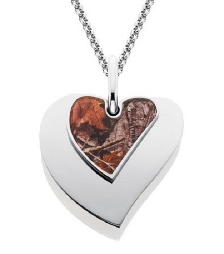 Realtree heart pendant - heart, ap