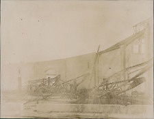France, La Rochelle, collapse of the metal frame of the St Mariens depot