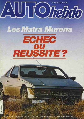 Auto hebdo 242 11 1980 - auto,