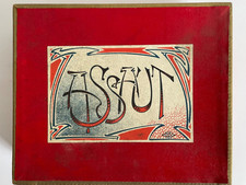 Antique 1900s "ASSAULT" Game by NK Atlas Paris