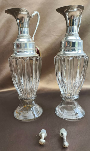Anciennes aiguières verre - 2,