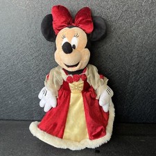 Disneyland Resort Paris French Royal Minnie Mouse 18” Plush Velvet Fur Line Rare