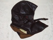 Casque En Cuir Pilote Allemand