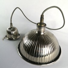 Lustre industriel vintage en
