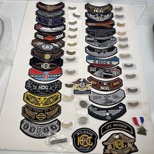 Harley Davidson HOG Owners Group patches pins Lot 2003-2025 + Extras Biker