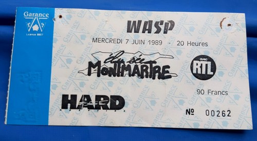 Ticket billet used stub place - ticket,