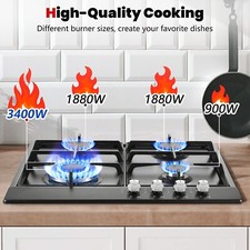 Table de cuisson à gaz 4feux