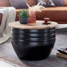 FineBuy Table Basse Bois