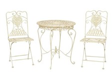 Salon de jardin - 1 table et 2