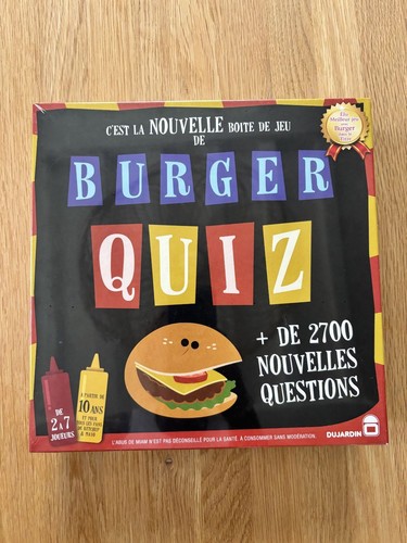 Burger quiz dujardin - burger,