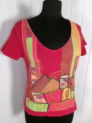 Top tee shirt - top, rouge