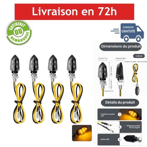 Clignotants moto led - clignotants,