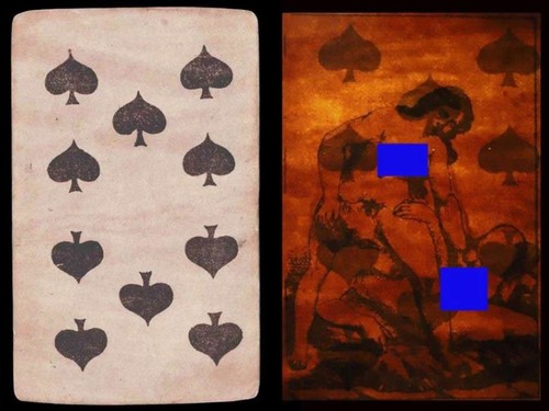 Carte jouer transparente - carte,