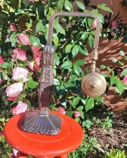 Exceptional Large Bronze Notary/Piano/Banker Desk Lamp 