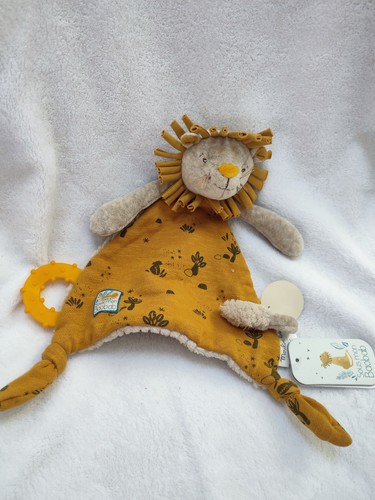 Doudou plat lion - , crinière