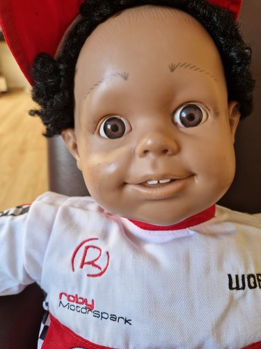 Vintage boy doll - , motor