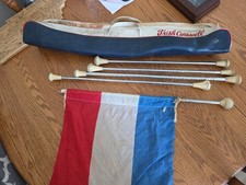 Vintage Star Line Brand Twirling Batons Majorette 22" & 24" w/Original Star Case
