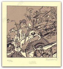 Ex-libris Denis Bodart Célestin Speculoos Brusel Signé 150ex 17,7x19,5 cm