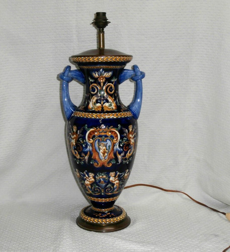 Pied lampe vase faience - de, en