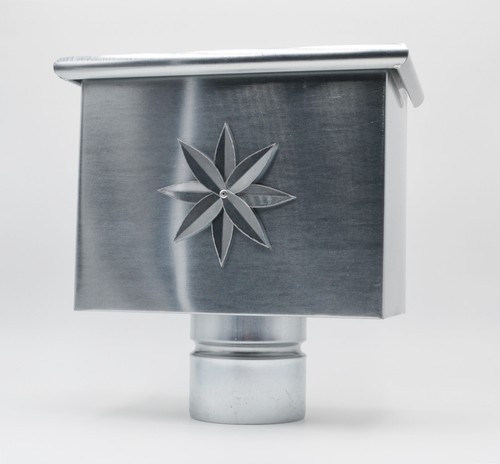 Boite eau 250x150 zinc - 250x150,
