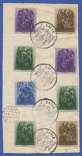 Hungary 1938 Kassa, Hungary/Slovakia, Special cancels on St Stephen stamps