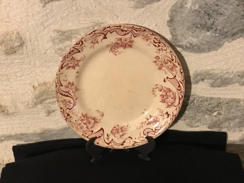 Ancienne assiette plate - , terre