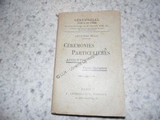 1910.cérémonies particulières acolytes porte-insignes.Velghe