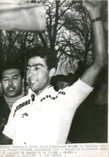 Cycling, Willy Planckaert (Belgium) white jersey from Paris-Nice, vintage Pri