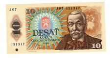 CZECHOSLOVAKIA Billet 10 KORUN