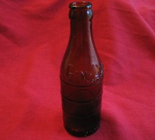 1910's Amber Ribbed Gay-Ola Soda Bottle, from Memphis, Tenn.