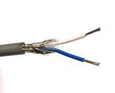 Cable blindé 2 x 0.41 mm²